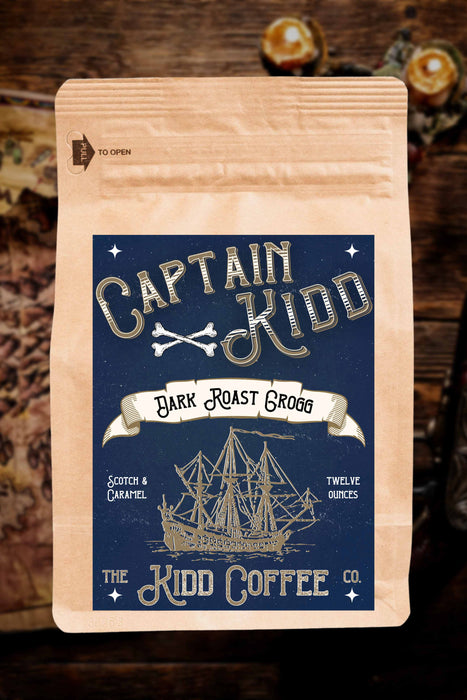 Captain Kidd Collection (All 3), Dark Roast - 12 oz Bags