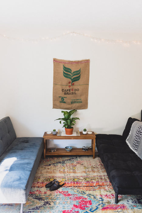 5 Burlap Coffee Bags (Various Colors & Styles)